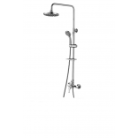 С круглым верхним душем 